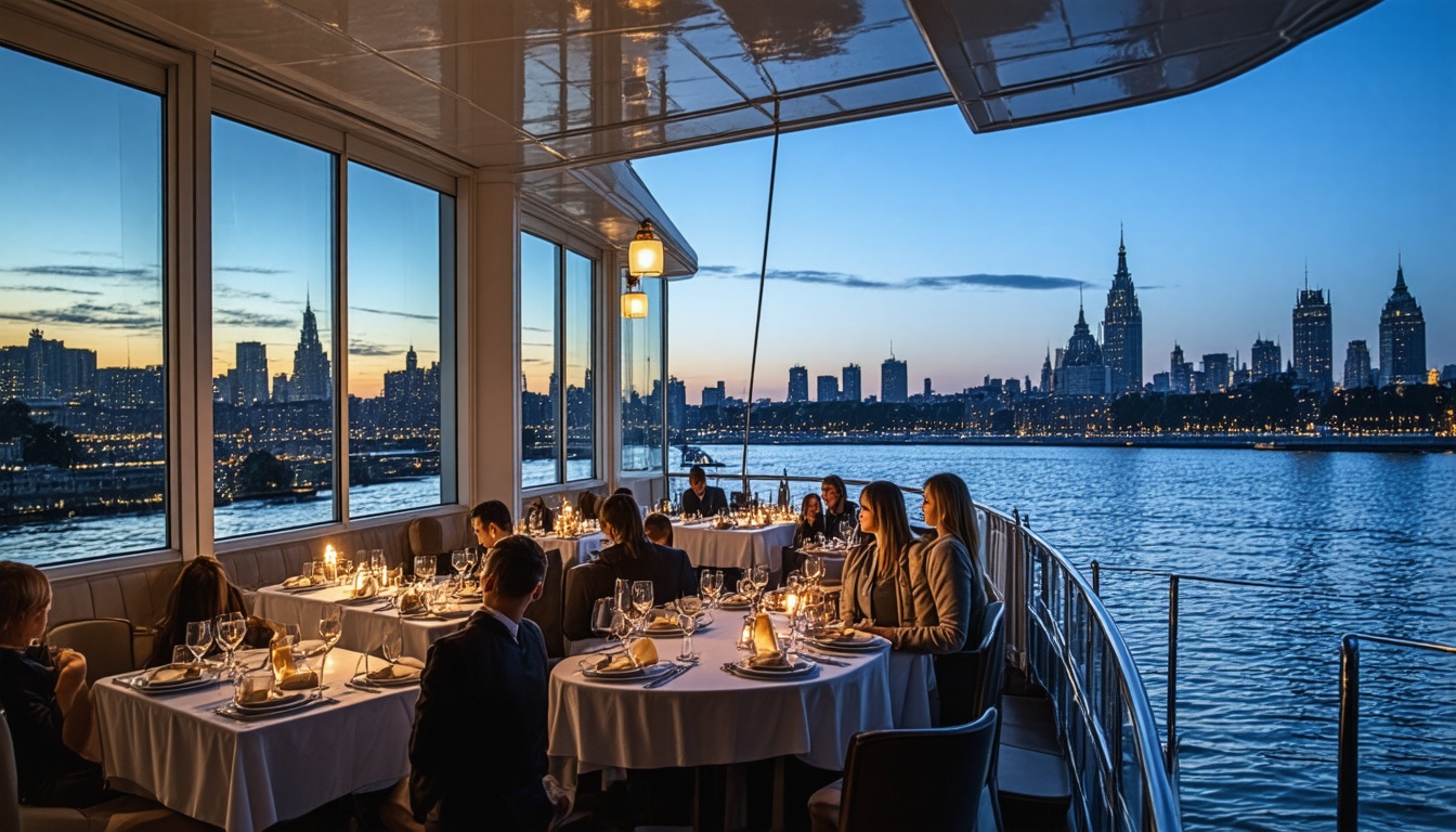Ужин на теплоходе по Москве-реке и restoran teplohode